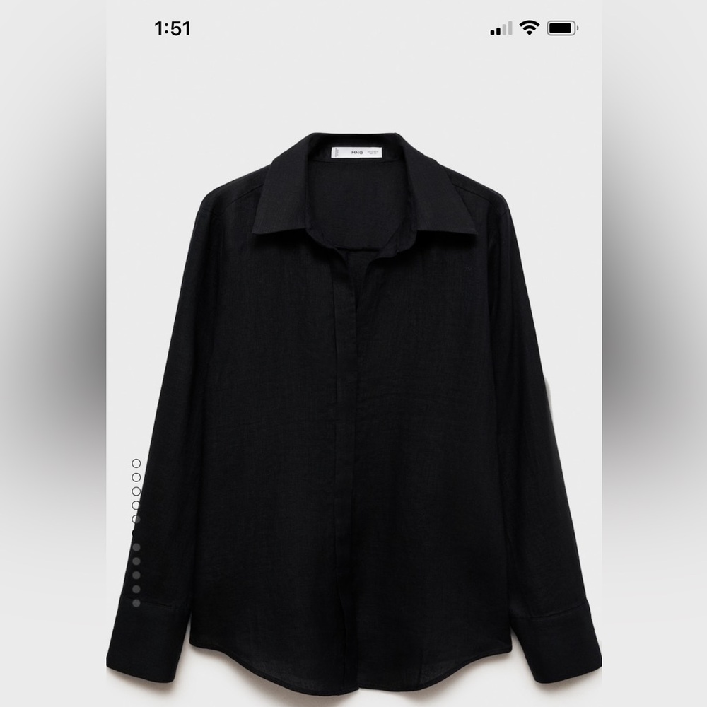 Black Linen Shirt